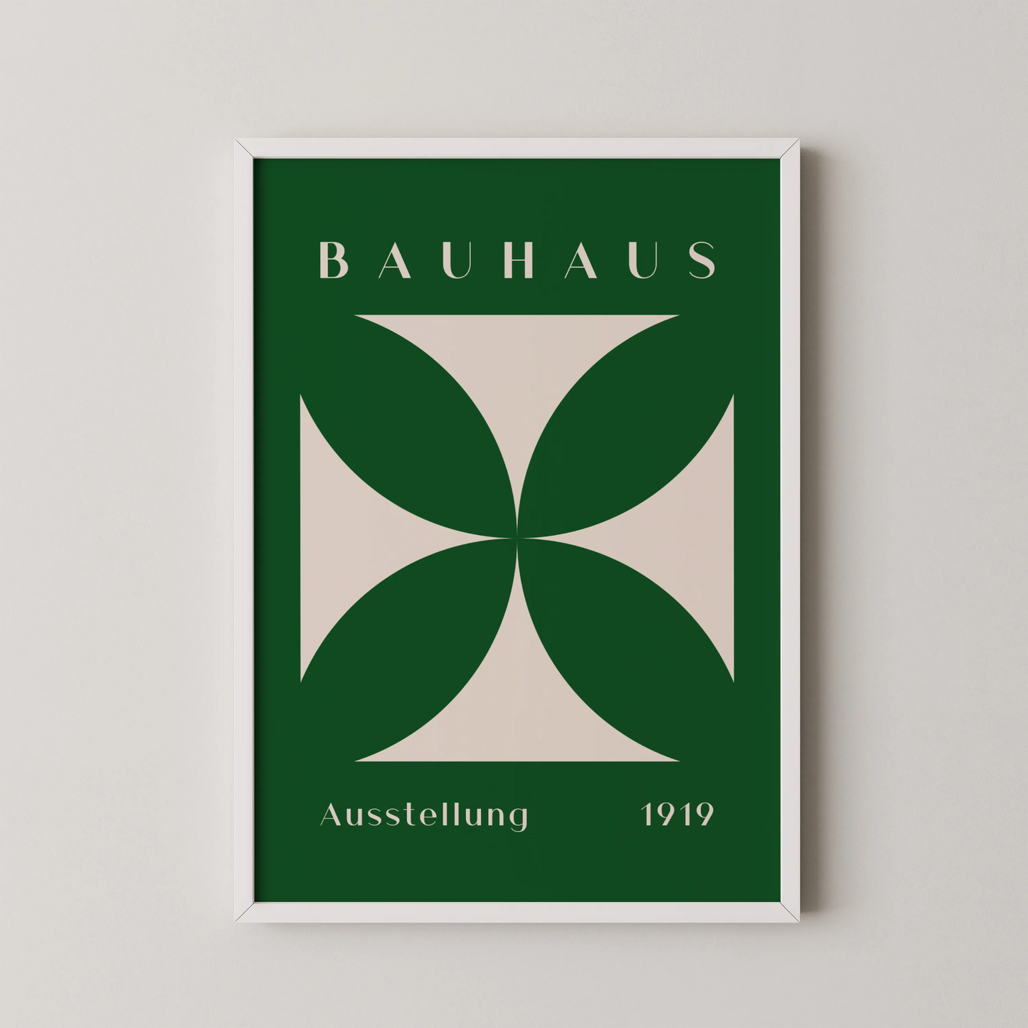 Bauhaus I, Geometric Print, Modern Architect, Clean Design Wall Art