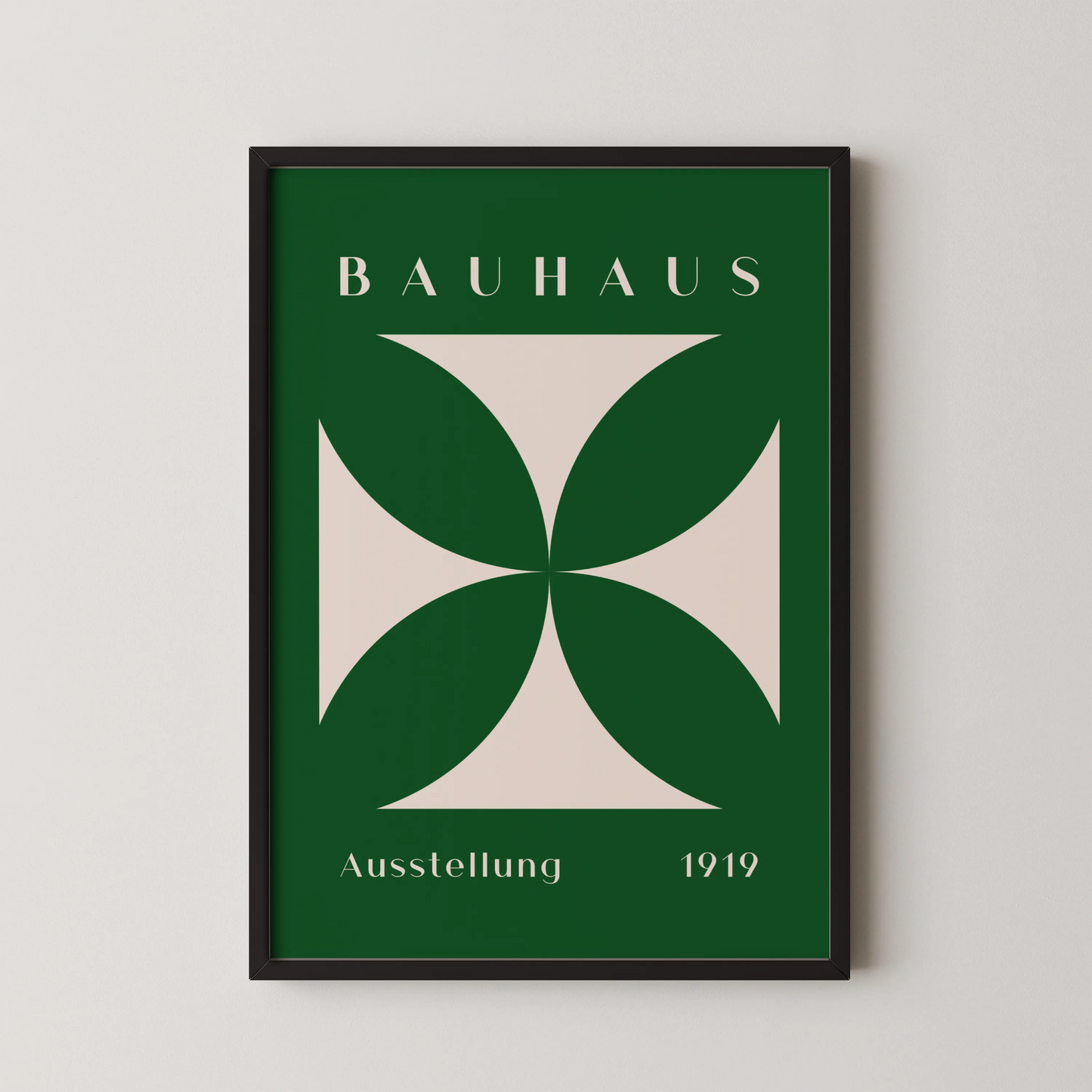 Bauhaus I, Geometric Print, Modern Architect, Clean Design Wall Art
