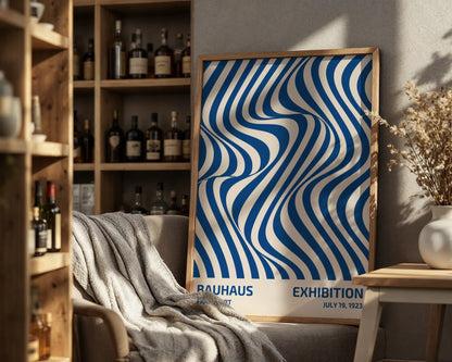Bauhaus Print, Geometric Lines, Bold Abstract, Clean Wall Art