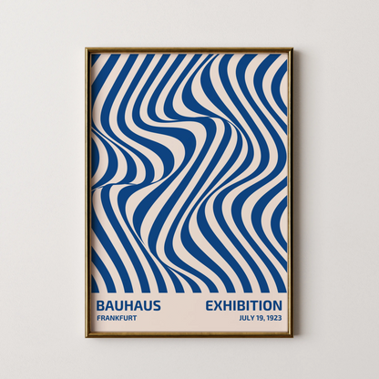 Bauhaus Print, Geometric Lines, Bold Abstract, Clean Wall Art