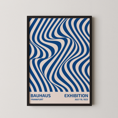 Bauhaus Print, Geometric Lines, Bold Abstract, Clean Wall Art