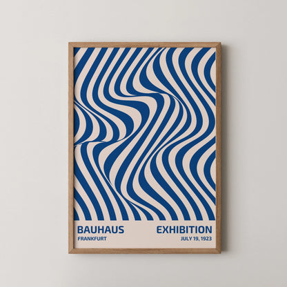 Bauhaus Print, Geometric Lines, Bold Abstract, Clean Wall Art
