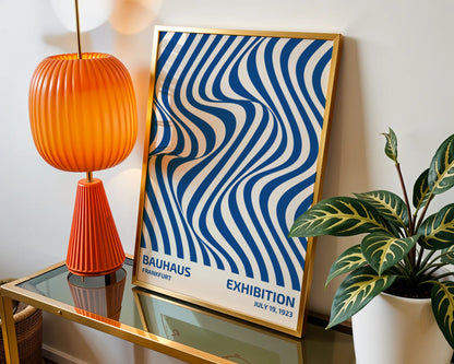 Bauhaus Print, Geometric Lines, Bold Abstract, Clean Wall Art