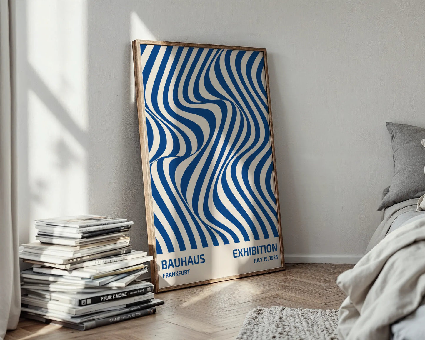 Bauhaus Print, Geometric Lines, Bold Abstract, Clean Wall Art