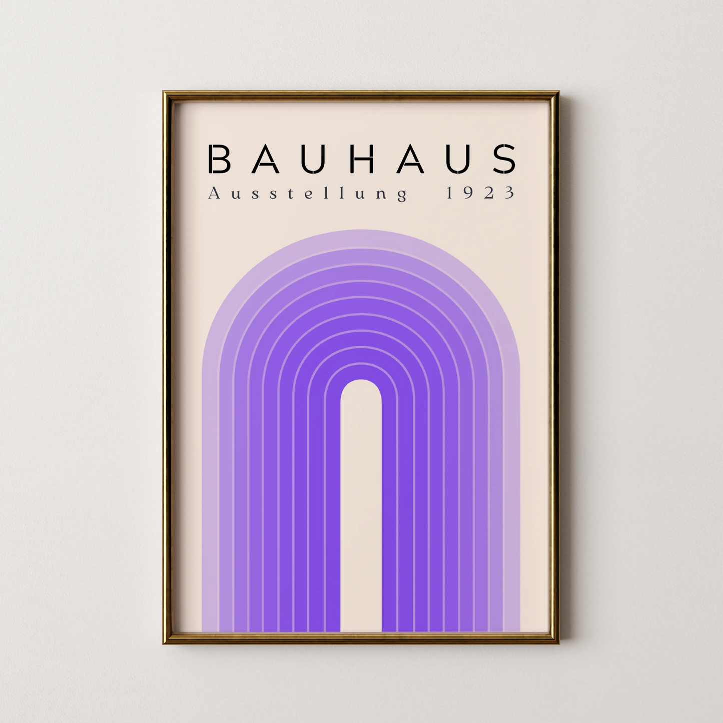 Bauhaus Print, Geometric Lines, Clean Wall Art