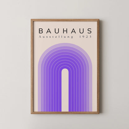 Bauhaus Print, Geometric Lines, Clean Wall Art