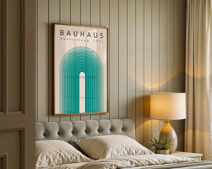 Bauhaus Print, Geometric Lines II, Bold Abstract, Clean Wall Art
