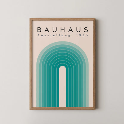 Bauhaus Print, Geometric Lines II, Bold Abstract, Clean Wall Art