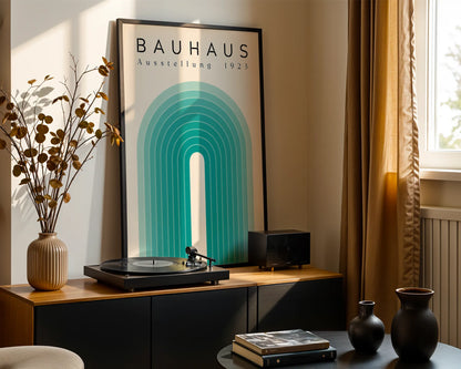 Bauhaus Print, Geometric Lines II, Bold Abstract, Clean Wall Art