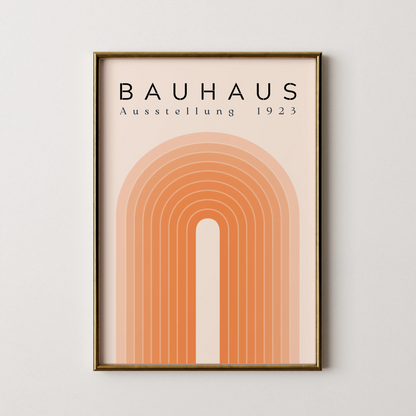 Bauhaus Print, Geometric Lines I, Bold Abstract, Clean Wall Art