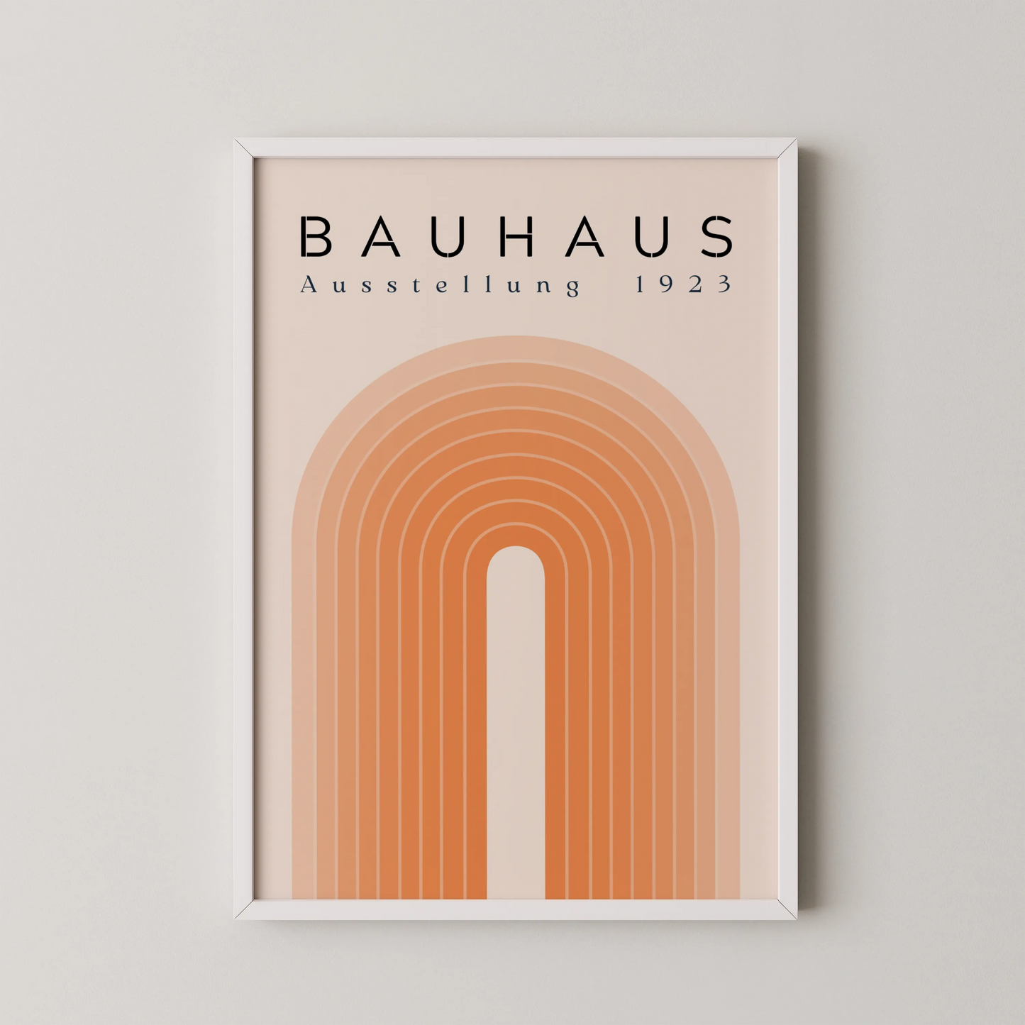 Bauhaus Print, Geometric Lines I, Bold Abstract, Clean Wall Art
