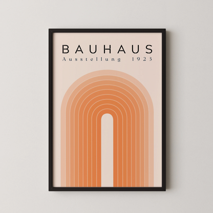 Bauhaus Print, Geometric Lines I, Bold Abstract, Clean Wall Art