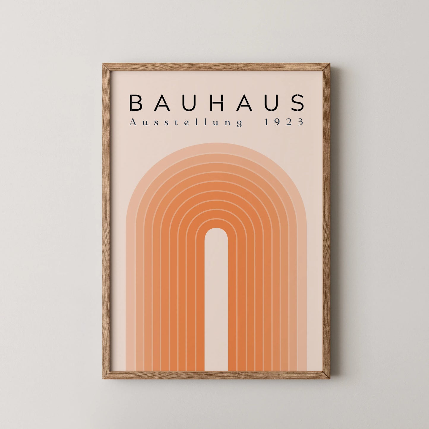 Bauhaus Print, Geometric Lines I, Bold Abstract, Clean Wall Art