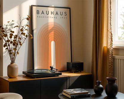 Bauhaus Print, Geometric Lines I, Bold Abstract, Clean Wall Art