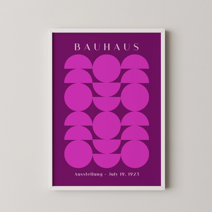 Bauhaus Print, Geometric Shape, Bold Abstract, Clean Wall Art