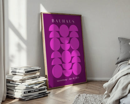 Bauhaus Print, Geometric Shape, Bold Abstract, Clean Wall Art