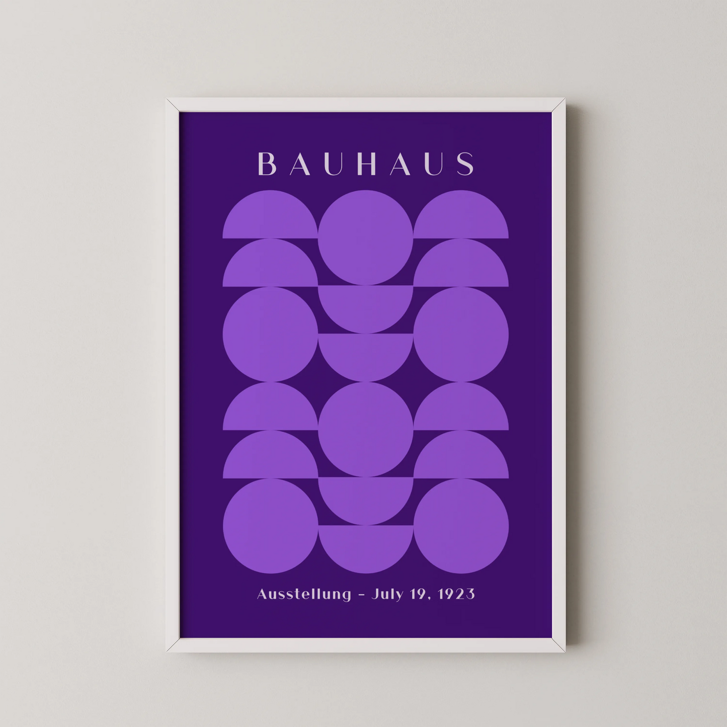Bauhaus Print, Geometric Shape, Bold Abstract, Clean Wall Art