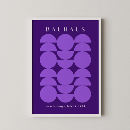 Bauhaus Print, Geometric Shape, Bold Abstract, Clean Wall Art