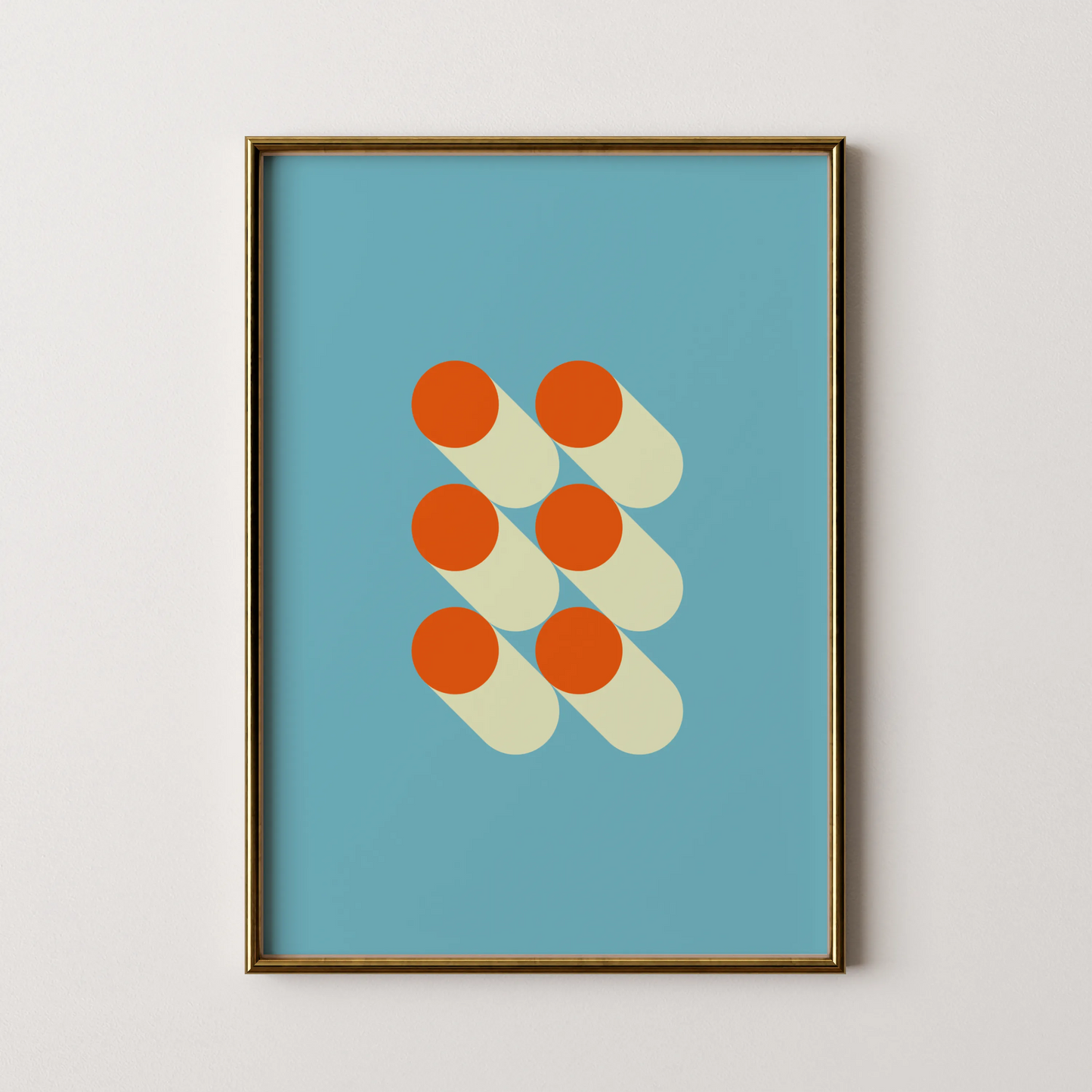 Bauhaus Print, Geometric Shapes, Modern Architect, Clean Design Wall Art
