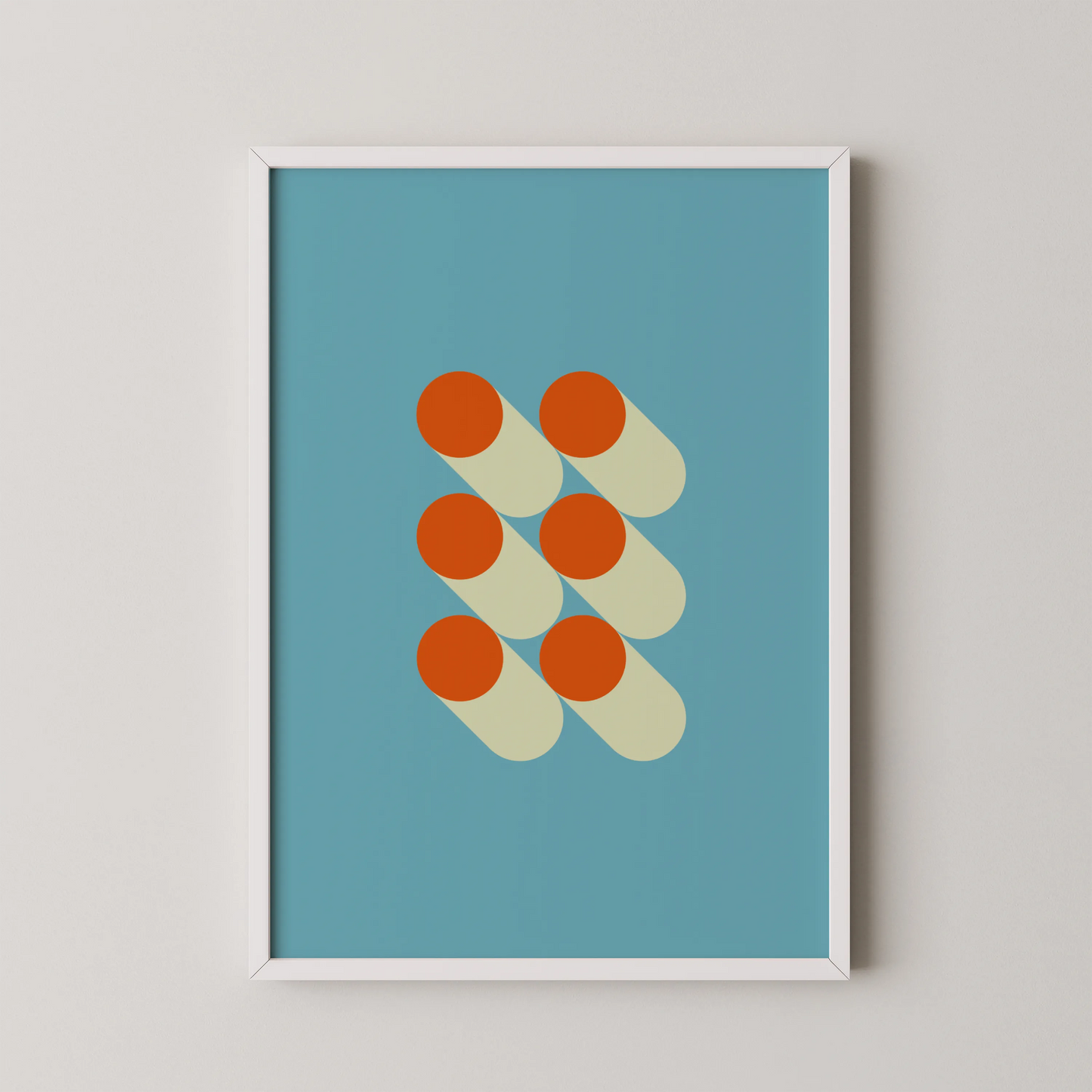 Bauhaus Print, Geometric Shapes, Modern Architect, Clean Design Wall Art