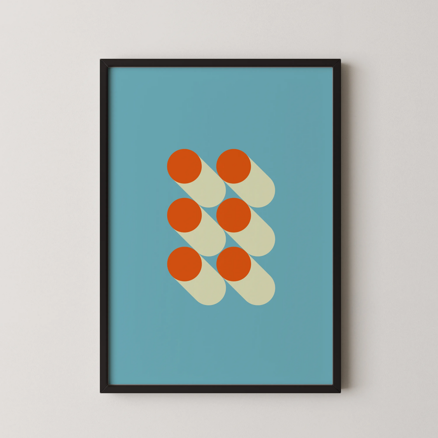Bauhaus Print, Geometric Shapes, Modern Architect, Clean Design Wall Art