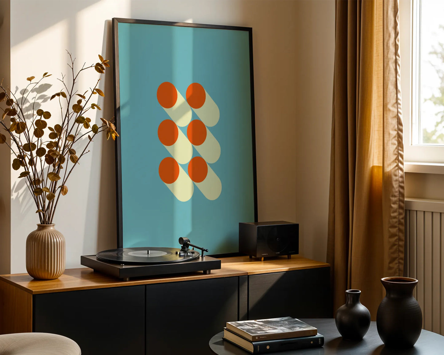 Bauhaus Print, Geometric Shapes, Modern Architect, Clean Design Wall Art
