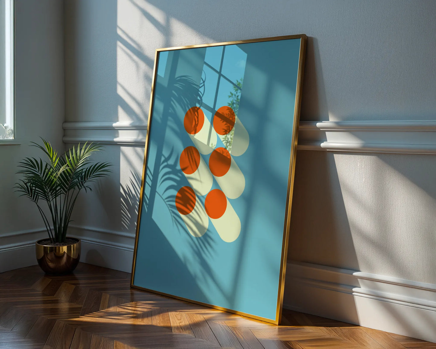Bauhaus Print, Geometric Shapes, Modern Architect, Clean Design Wall Art