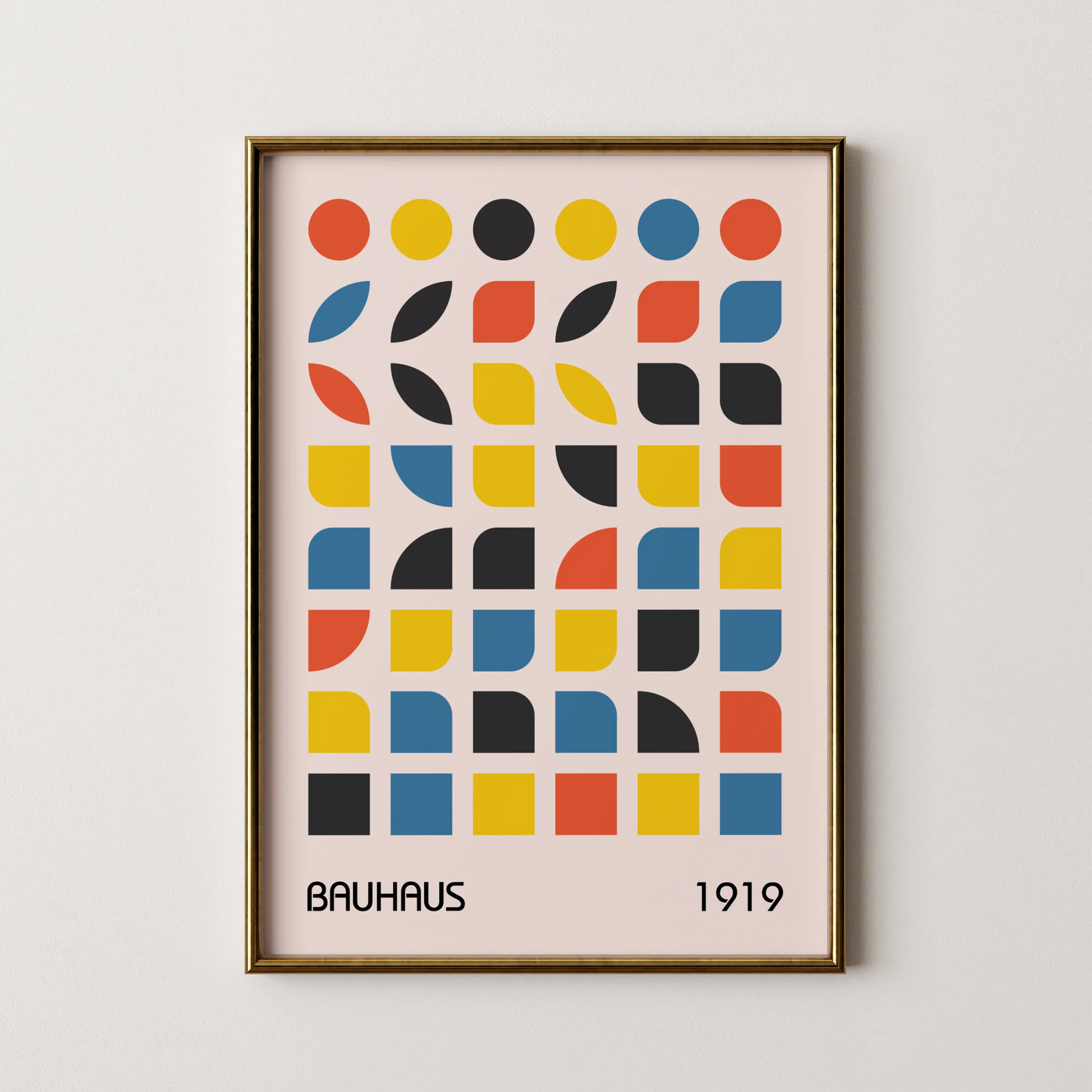 Bauhaus Prints I, Geometric Shapes, Modern Architect, Clean Design Wall Art