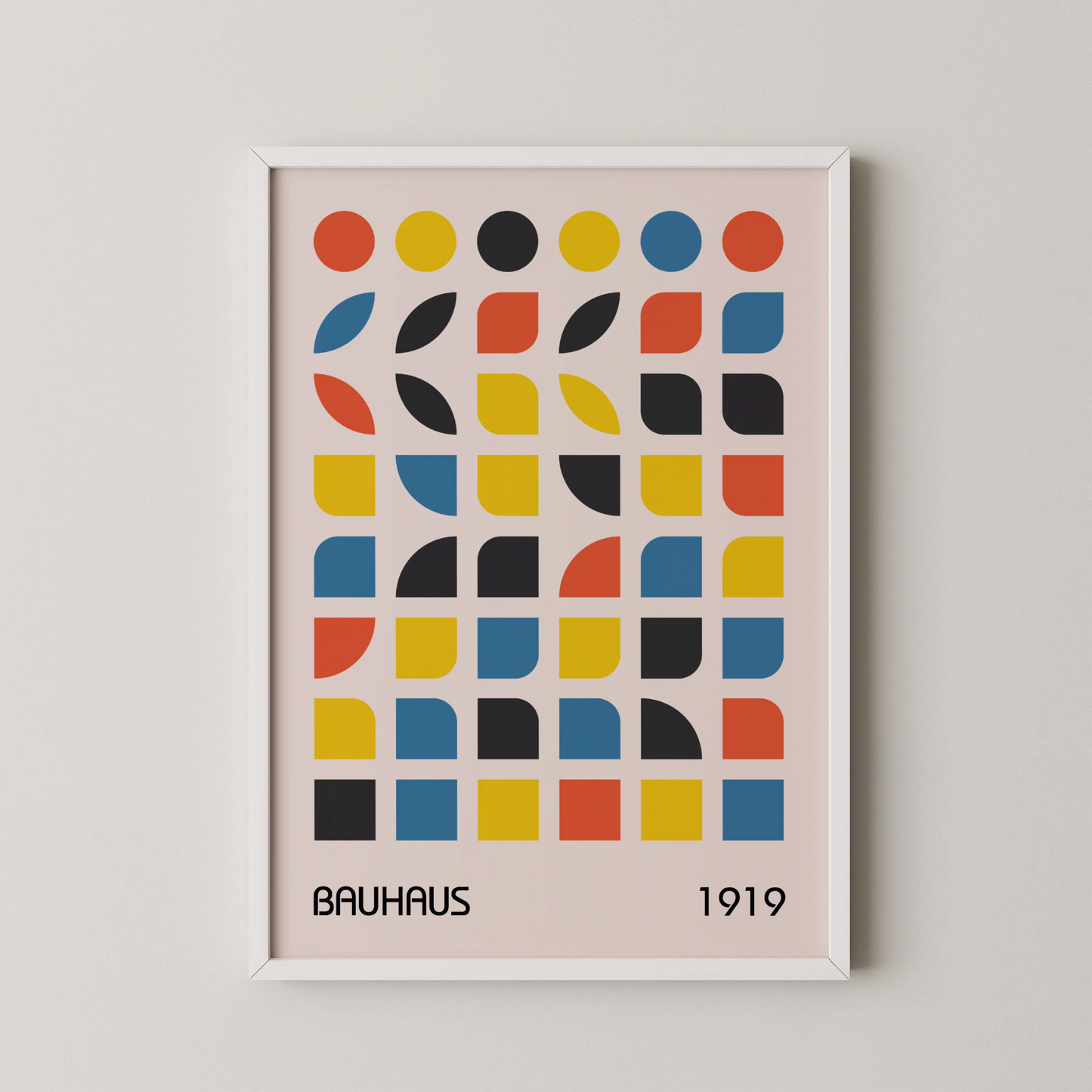 Bauhaus Prints I, Geometric Shapes, Modern Architect, Clean Design Wall Art