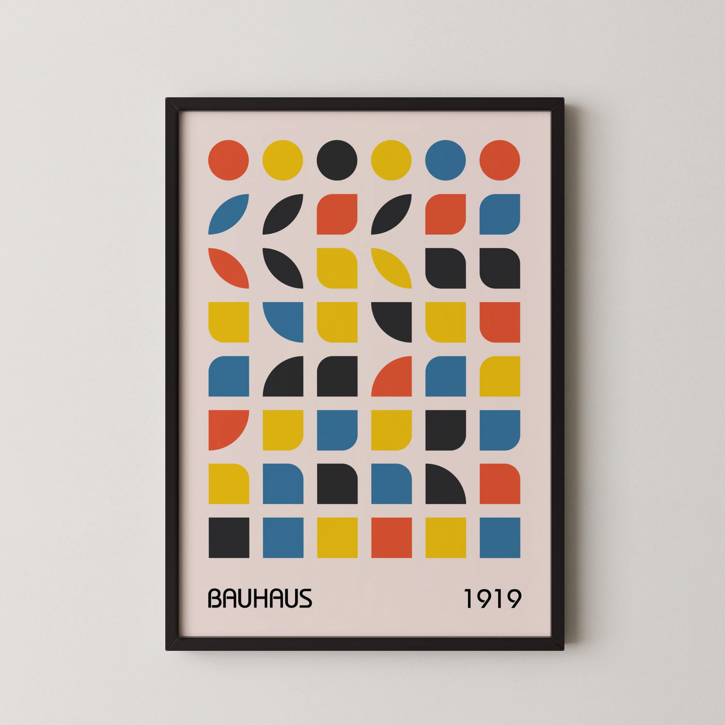 Bauhaus Prints I, Geometric Shapes, Modern Architect, Clean Design Wall Art