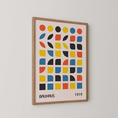 Bauhaus Prints I, Geometric Shapes, Modern Architect, Clean Design Wall Art