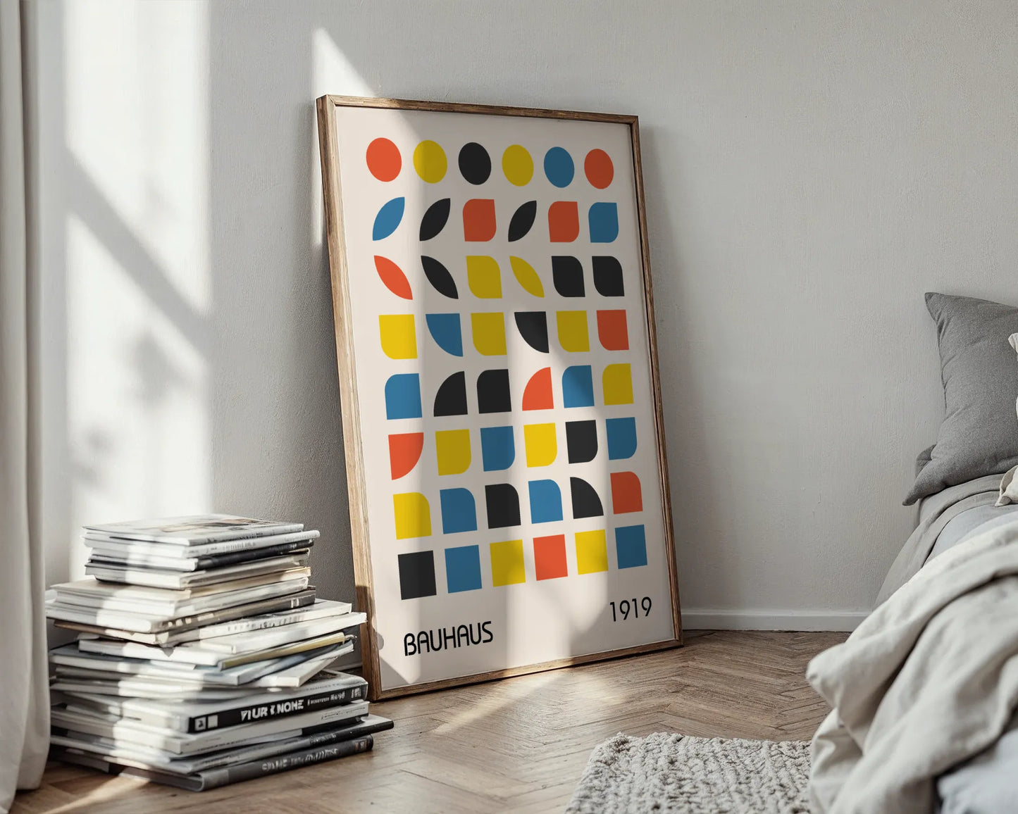 Bauhaus Prints I, Geometric Shapes, Modern Architect, Clean Design Wall Art