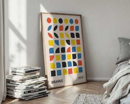 Bauhaus Prints I, Geometric Shapes, Modern Architect, Clean Design Wall Art