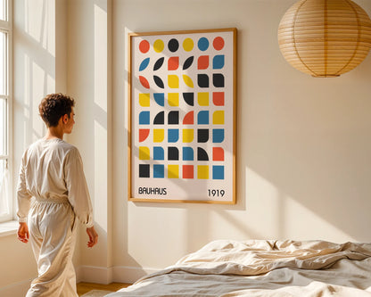 Bauhaus Prints I, Geometric Shapes, Modern Architect, Clean Design Wall Art