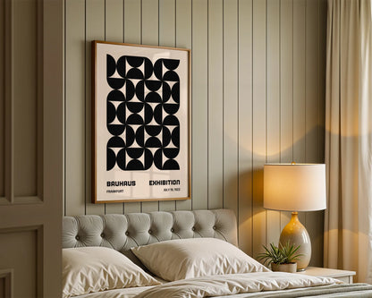 Bauhaus Shapes, Modern Geometric Print, Clean Wall Art