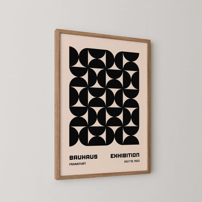 Bauhaus Shapes, Modern Geometric Print, Clean Wall Art