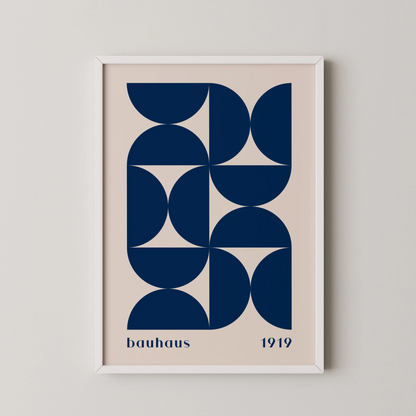 Bauhaus V, Geometric Print, Modern Architect, Clean Design Wall Art