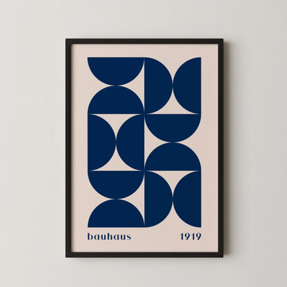 Bauhaus V, Geometric Print, Modern Architect, Clean Design Wall Art