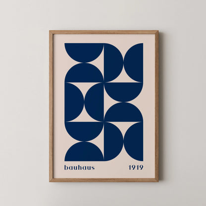 Bauhaus V, Geometric Print, Modern Architect, Clean Design Wall Art