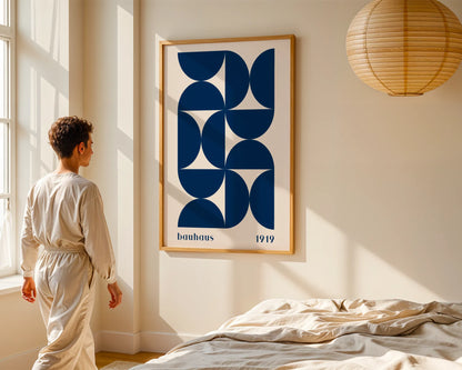 Bauhaus V, Geometric Print, Modern Architect, Clean Design Wall Art
