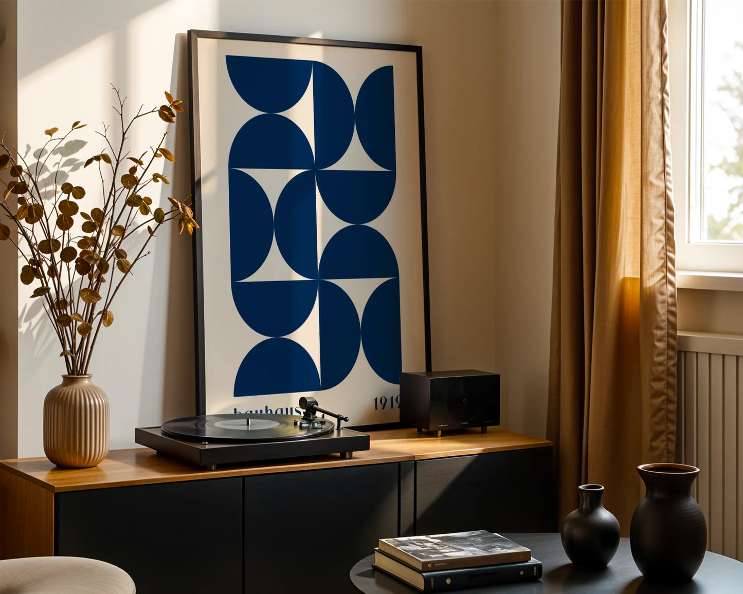 Bauhaus V, Geometric Print, Modern Architect, Clean Design Wall Art