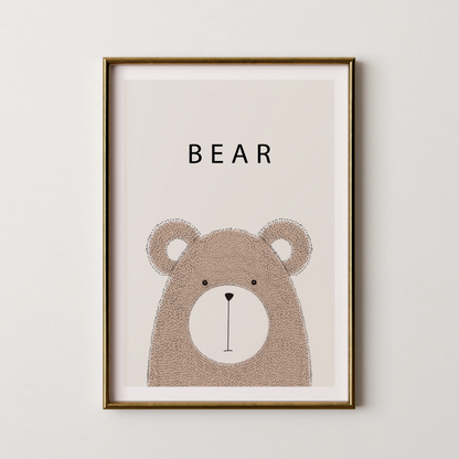 Bear - Nursery Prints
