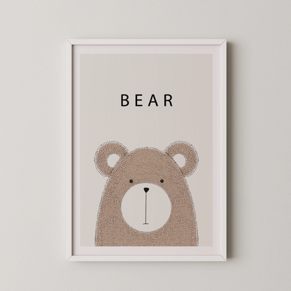 Bear - Nursery Prints