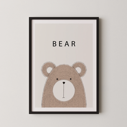 Bear - Nursery Prints