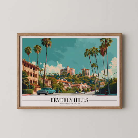 Beverly Hills, USA, City Prints