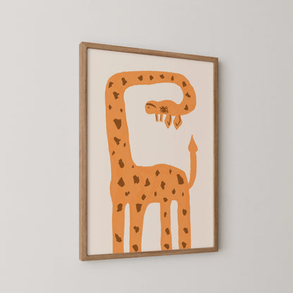 Big girraffe - Nursery Prints