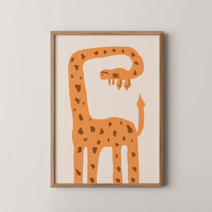 Big girraffe - Nursery Prints