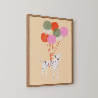 Birthday dog - Nursery Prints