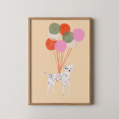 Birthday dog - Nursery Prints