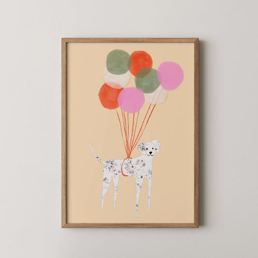 Birthday dog - Nursery Prints